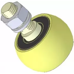 Rol nr. 89 – gietijzeren kloprol Ø72 mm voor aardappelrooier Anna Z644 | OEM Anna 5644-51-096 | fabrikant KiJ