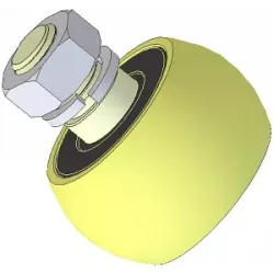 Rol nr. 90 – gietijzeren rol Ø72 mm voor machines van Wuhlmaus | OEM Wuhlmaus 5644-33-002, 000.03.005.00 | fabrikant KiJ