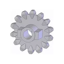 Rol nr. 95 – gietijzeren aandrijfrol Ø222 mm, steek 42 mm | fabrikant KiJ