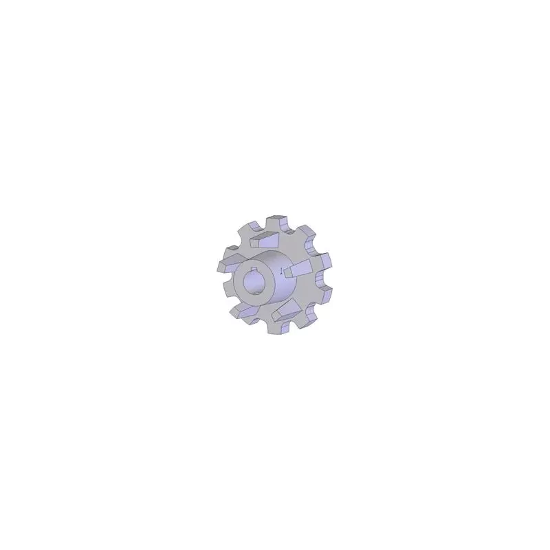 Rol nr. 126 – gietijzeren aandrijfrol Ø110 mm, steek 40 mm | fabrikant KiJ