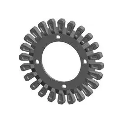 Rol nr. 128 – gietijzeren rol Ø295 mm, steek 60 mm, voor machines van Grimme | OEM Grimme 006.00295, 200.06503 | fabrikant KiJ