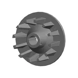 Rol nr. 130 – gietijzeren aandrijfrol Ø140 mm, steek 40 mm, voor machines van Grimme Europa Standard | OEM Grimme 006.00089 | fabrikant KiJ