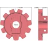 Rol nr. 149 – gietijzeren aandrijfrol Ø152 mm, steek 40 mm | OEM 10.21.05-2 | fabrikant KiJ