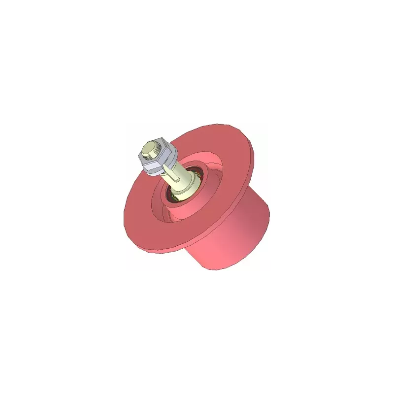 Rol nr. 160 – gietijzeren keerrol Ø91 mm | fabrikant KiJ