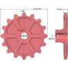 Rol nr. 174 – gietijzeren tandwiel Ø210 mm | OEM 035068 | fabrikant KiJ