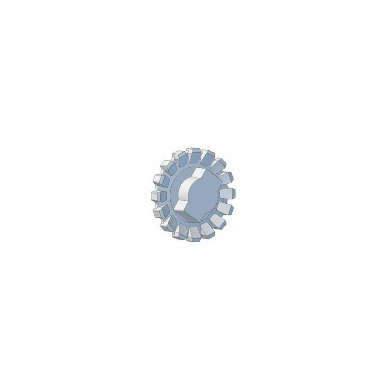 Rol nr. 181 – gietijzeren aandrijfrol Ø210 mm, steek 36/40 mm | fabrikant KiJ