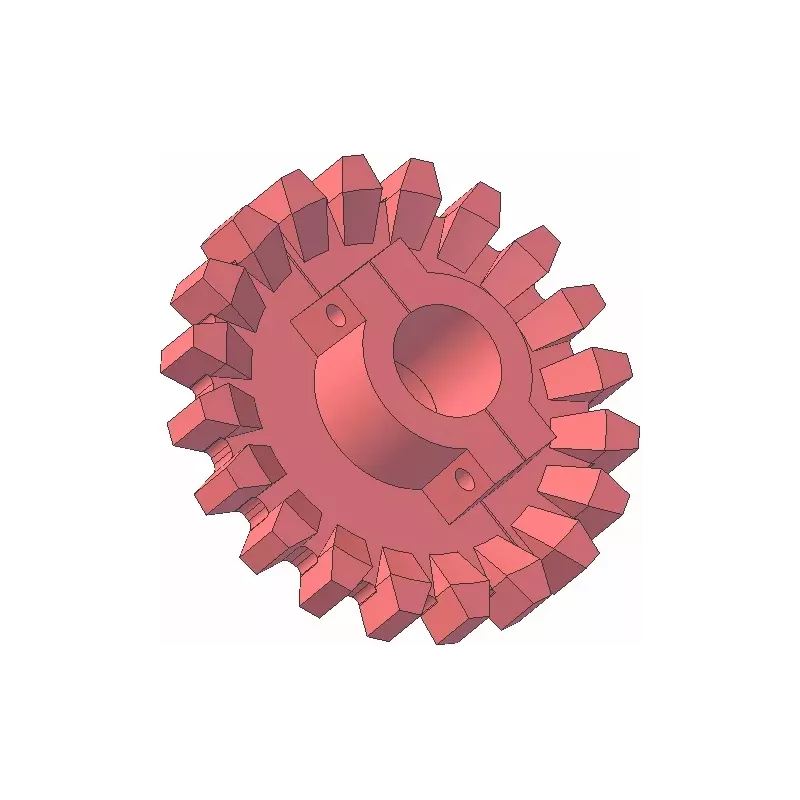Rol nr. 183 – gietijzeren aandrijfrol Ø203 mm, steek 28 mm | fabrikant KiJ