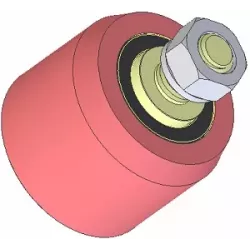 Rol nr. 268 – stalen steunrol Ø80 mm voor machines van AVR | OEM AVR 3102.15.20 | fabrikant KiJ