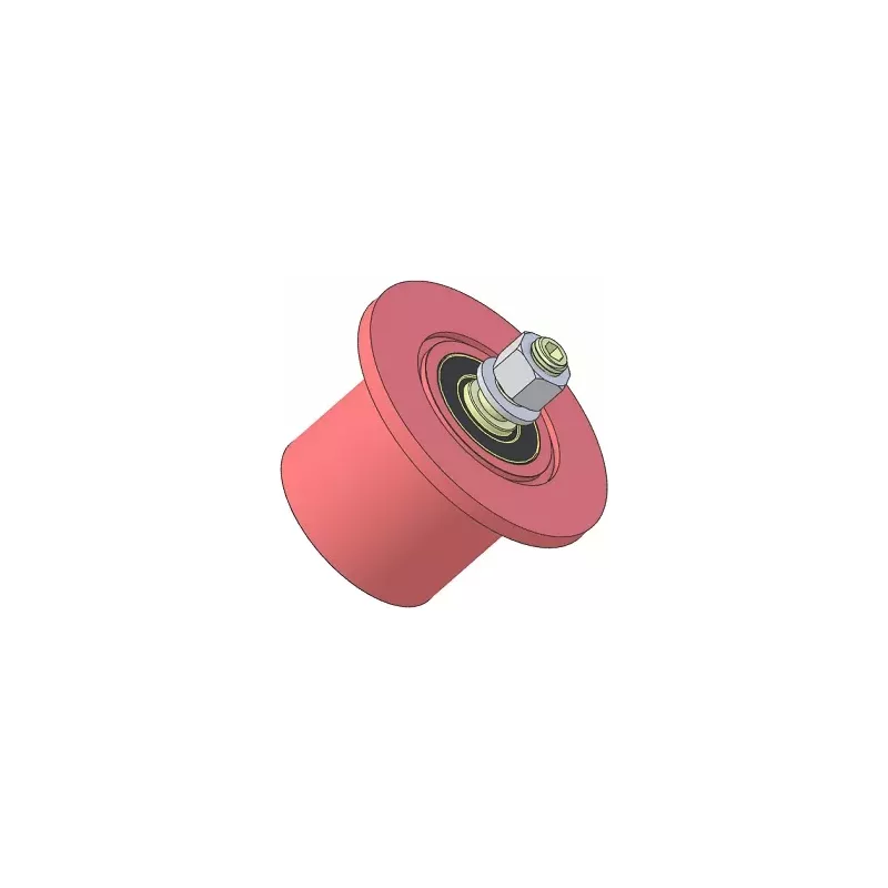 Rol nr. 316 – stalen keerrol Ø80 mm voor machines van Guaresi | OEM Guaresi P7755190000 | fabrikant KiJ