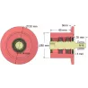 Rol nr. 316a – stalen keerrol Ø80 mm voor machines van Guaresi | OEM Guaresi P7755190000 | fabrikant KiJ