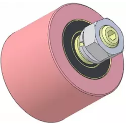 Rol nr. 322 – stalen steunrol Ø80 mm voor machines van Sandei | OEM Sandei D0021 | fabrikant KiJ