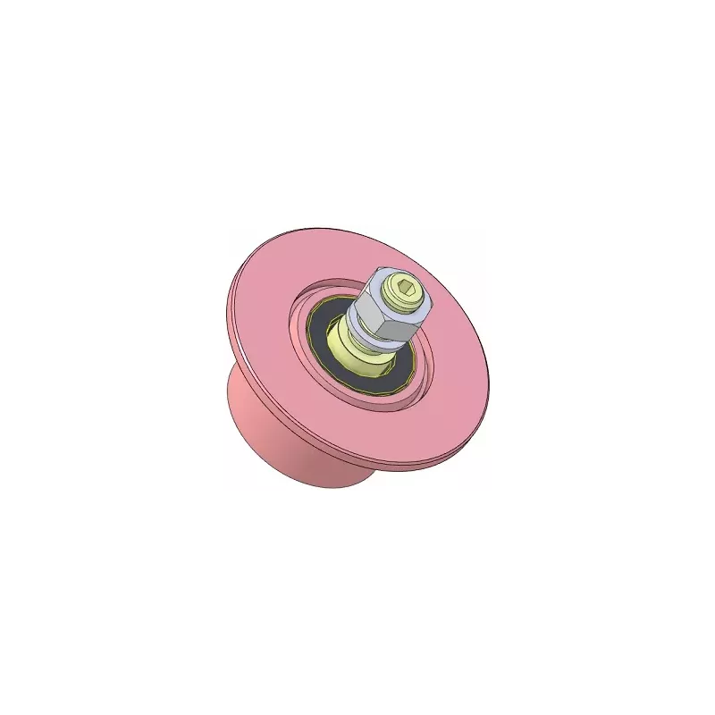 Rol nr. 327 – stalen keerrol Ø80 mm voor machines van Sandei | OEM Sandei D0010 | fabrikant KiJ