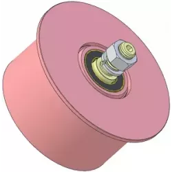 Rol nr. 328 – stalen keerrol Ø150 mm voor machines van Sandei | OEM Sandei K0015 | fabrikant KiJ
