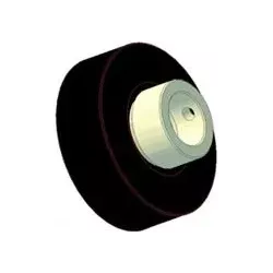 Rol nr. 146 – rubberen rol Ø65 mm voor machines van Amac | OEM Amac 6.39.00-3 | fabrikant KiJ