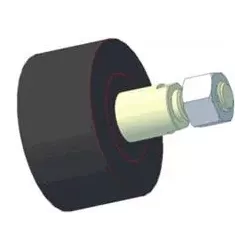 Rol nr. 147 – rubberen rol Ø80 mm voor machines van Amac | OEM Amac 10.39.00 | fabrikant KiJ
