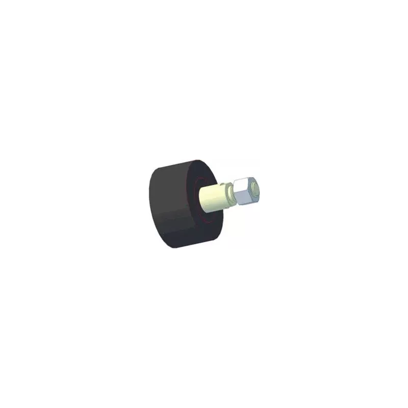 Rol nr. 147 – rubberen rol Ø80 mm voor machines van Amac | OEM Amac 10.39.00 | fabrikant KiJ