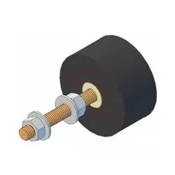 Rol nr. 180 – rubberen rol Ø80 mm | fabrikant KiJ