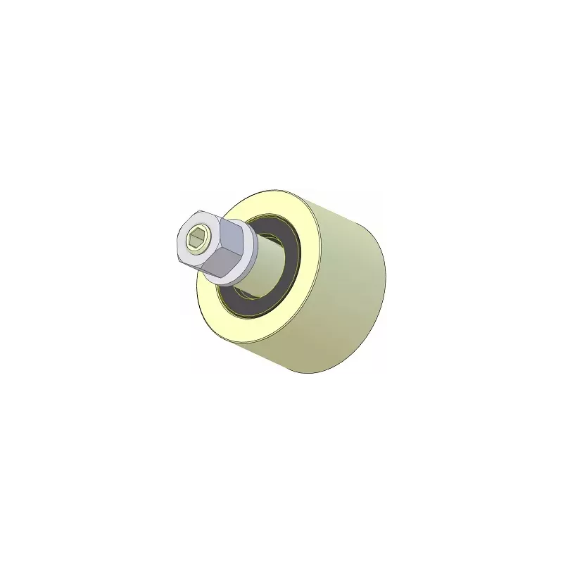 Rol nr. 262 – kunststof steunrol Ø70 mm voor machines van AVR | OEM AVR 4302.15.80 | fabrikant KiJ