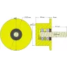 Rol nr. 286 – kunststof steunrol Ø90 mm voor machines van Dewulf | OEM Dewulf 2660012C | fabrikant KiJ