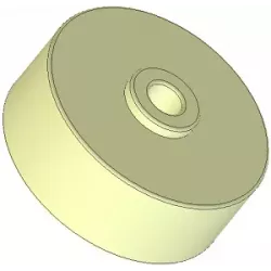 Rol nr. 295 – kunststof steunrol Ø80 mm voor machines van Dewulf | OEM Dewulf 2660222 | fabrikant KiJ