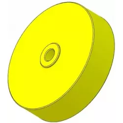 Rol nr. 318 – kunststof rol Ø150 mm voor machines van Guaresi | OEM Guaresi P7755190000 | fabrikant KiJ