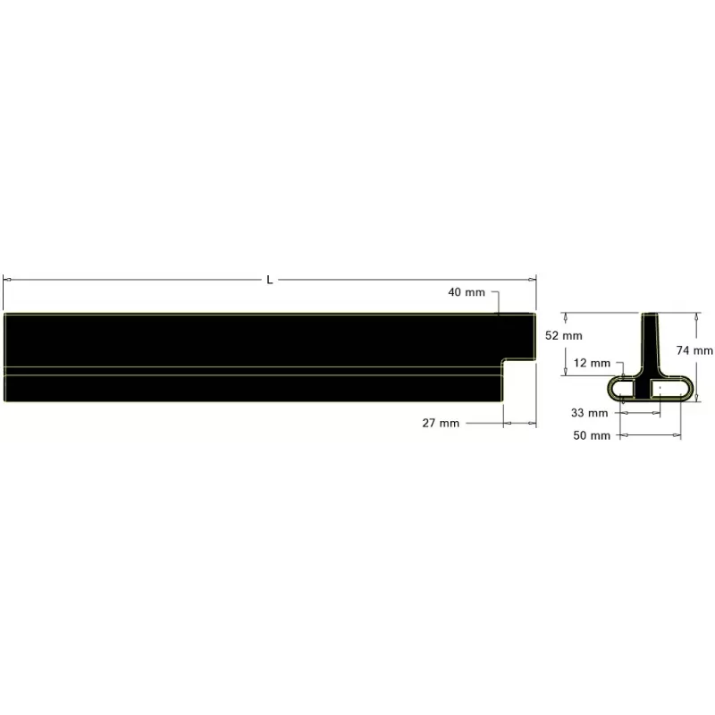 Schoep L-440 steek 33–50 mm – schoep voor banden met steek 33–50 mm | fabrikant KiJ