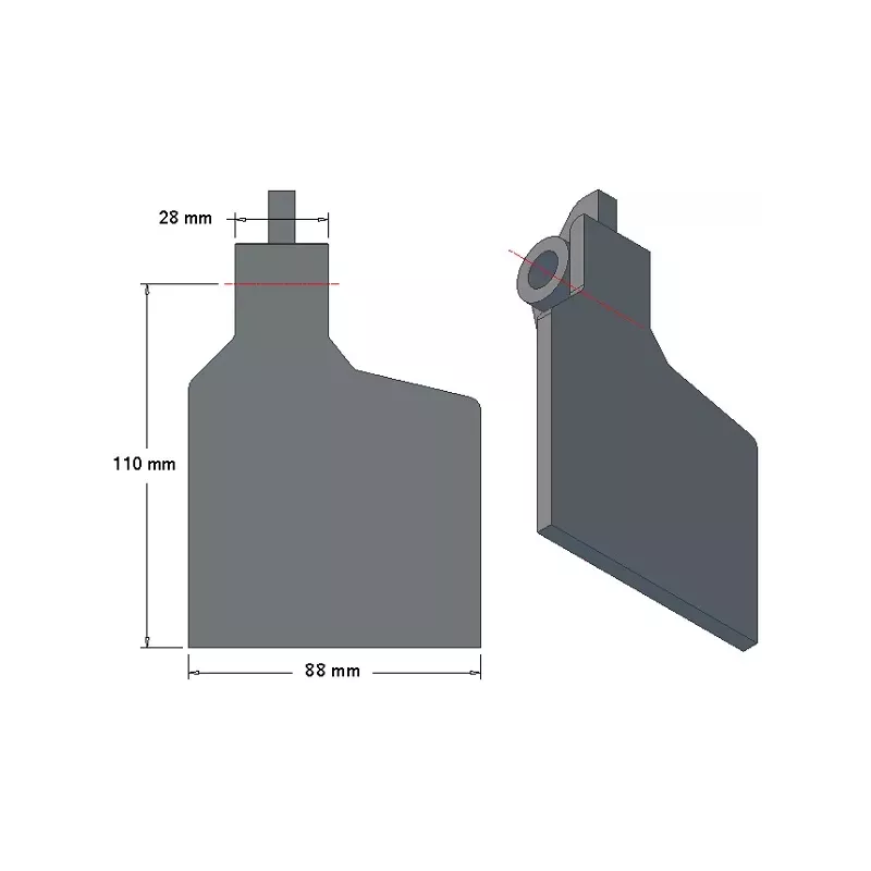 Scharklep 6-88-110P – scharklep voor aardappelrooiers van Grimme | OEM Grimme 001.00249 | fabrikant KiJ