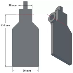 Scharklep 6-56-110 – scharklep voor aardappelrooiers van Grimme | OEM Grimme 001.00246 | fabrikant KiJ