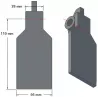Scharklep 6-56-110 – scharklep voor aardappelrooiers van Grimme | OEM Grimme 001.00246 | fabrikant KiJ