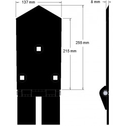 Schaar midden 8-137-255 – schaar voor rooiers van Wuhlmaus | OEM Wuhlmaus 0000204300 | fabrikant KiJ